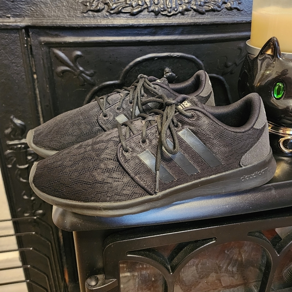 Adidas Women's Black Running Shoes, Size 10